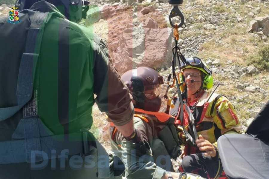 82° Centro C.S.A.R. soccorre un uomo nel Parco delle Madonie