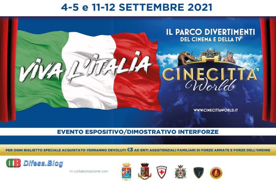 Viva L’Italia l’evento interforze torna a Cinecittà World