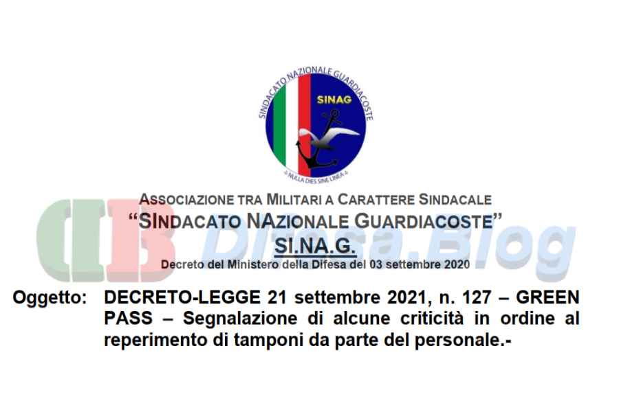 Criticità reperimento tamponi da parte del personale