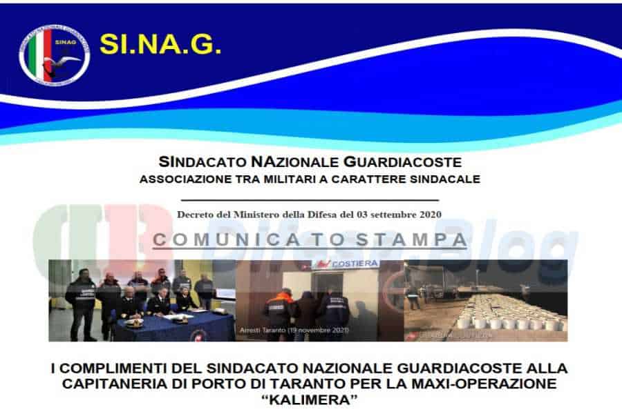 OPERAZIONE “KALIMERA”