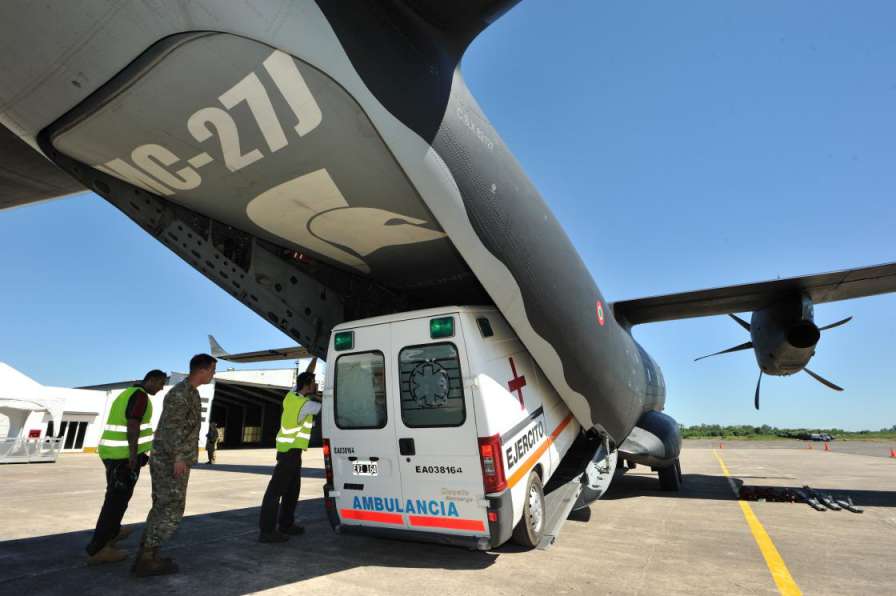 C-27J trasporto ambulanza