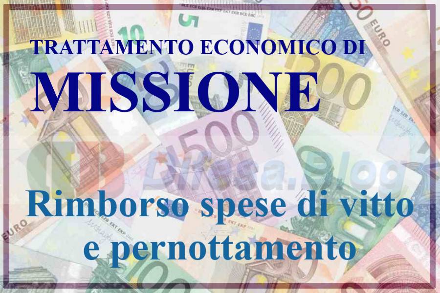 Rimborso spese di vitto e pernottamento