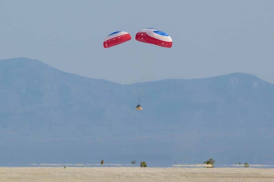 atterraggio stazione spaziale Starliner