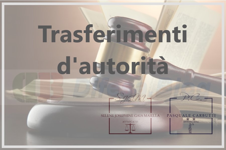 Trasferimenti d’autorità