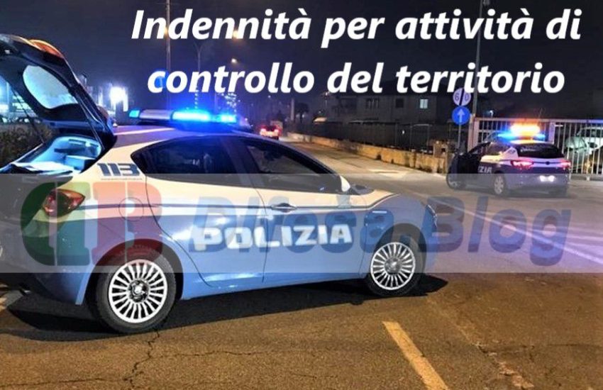 Indennità per attività di controllo del territorio