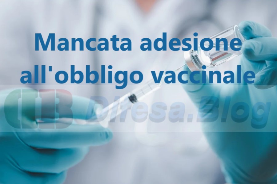 Mancata adesione all’obbligo vaccinale