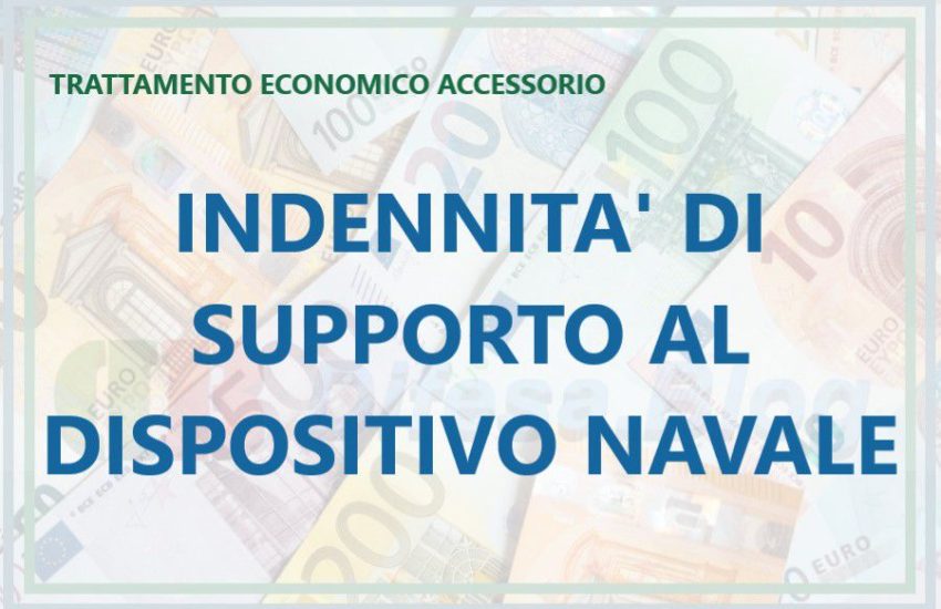 indennità di supporto al dispositivo navale
