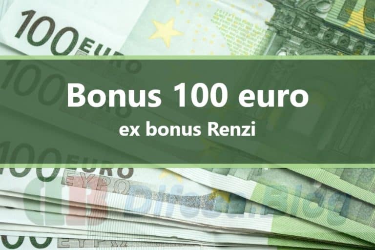 Bonus 100 euro (ex bonus Renzi) DB