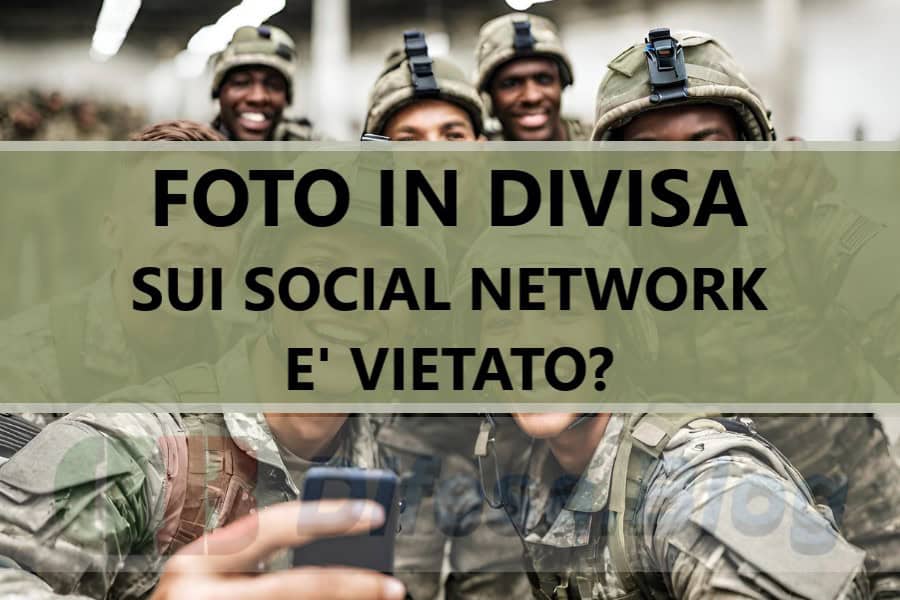 Foto in divisa sui social network